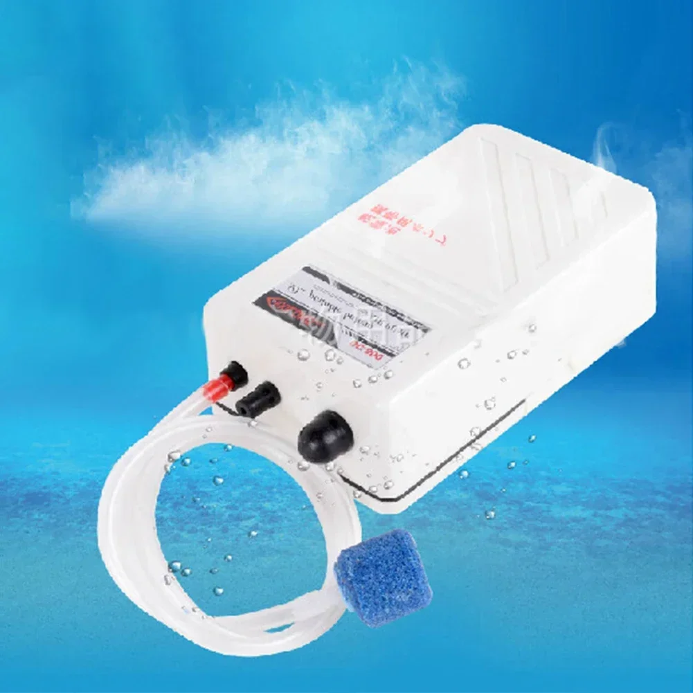 Bomba de Ar para Aquário Portátil DC800 com 2,5 L/min a Pilha - Image 2