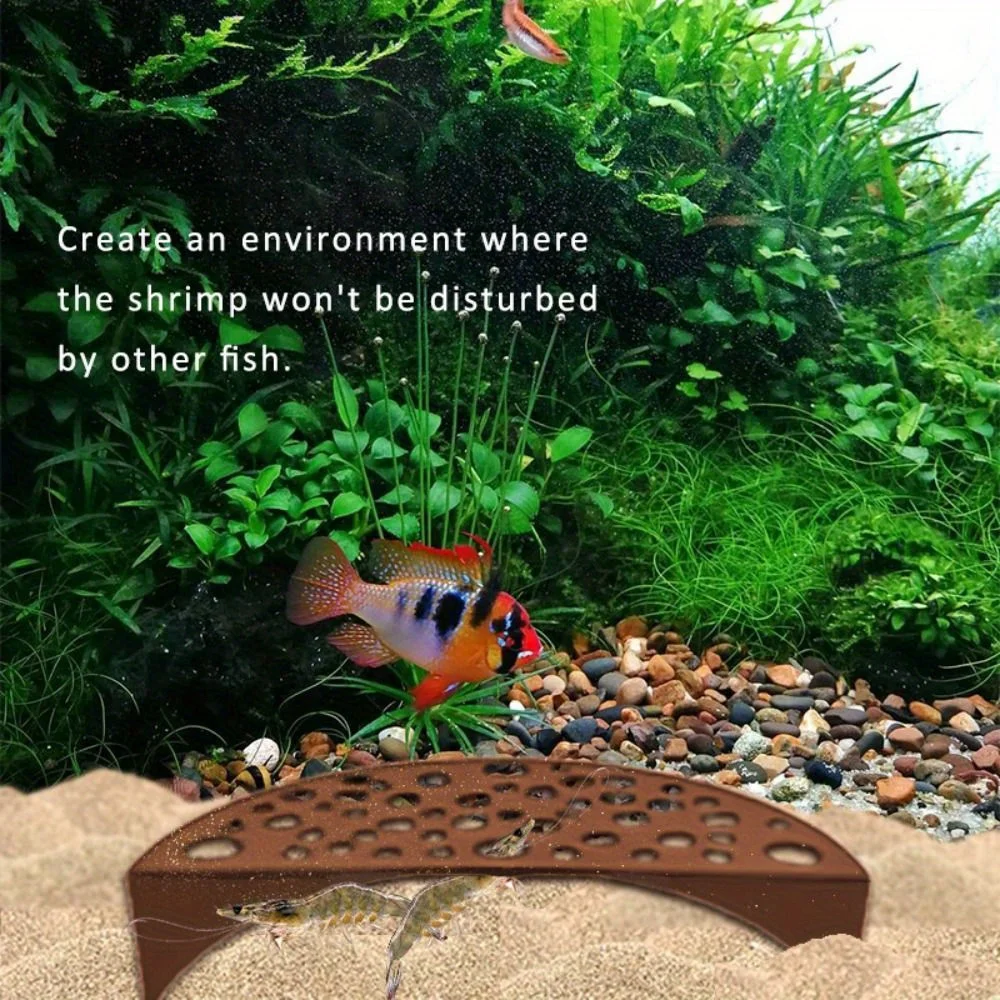 Abrigo de Plástico para Aquário Pequeno para Peixes e Camarões - Imagem 2