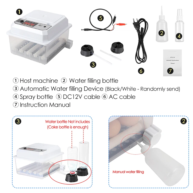 Incubadora de Ovos Dupla Elétrica para Aves com Rotação Automática - Imagem 4