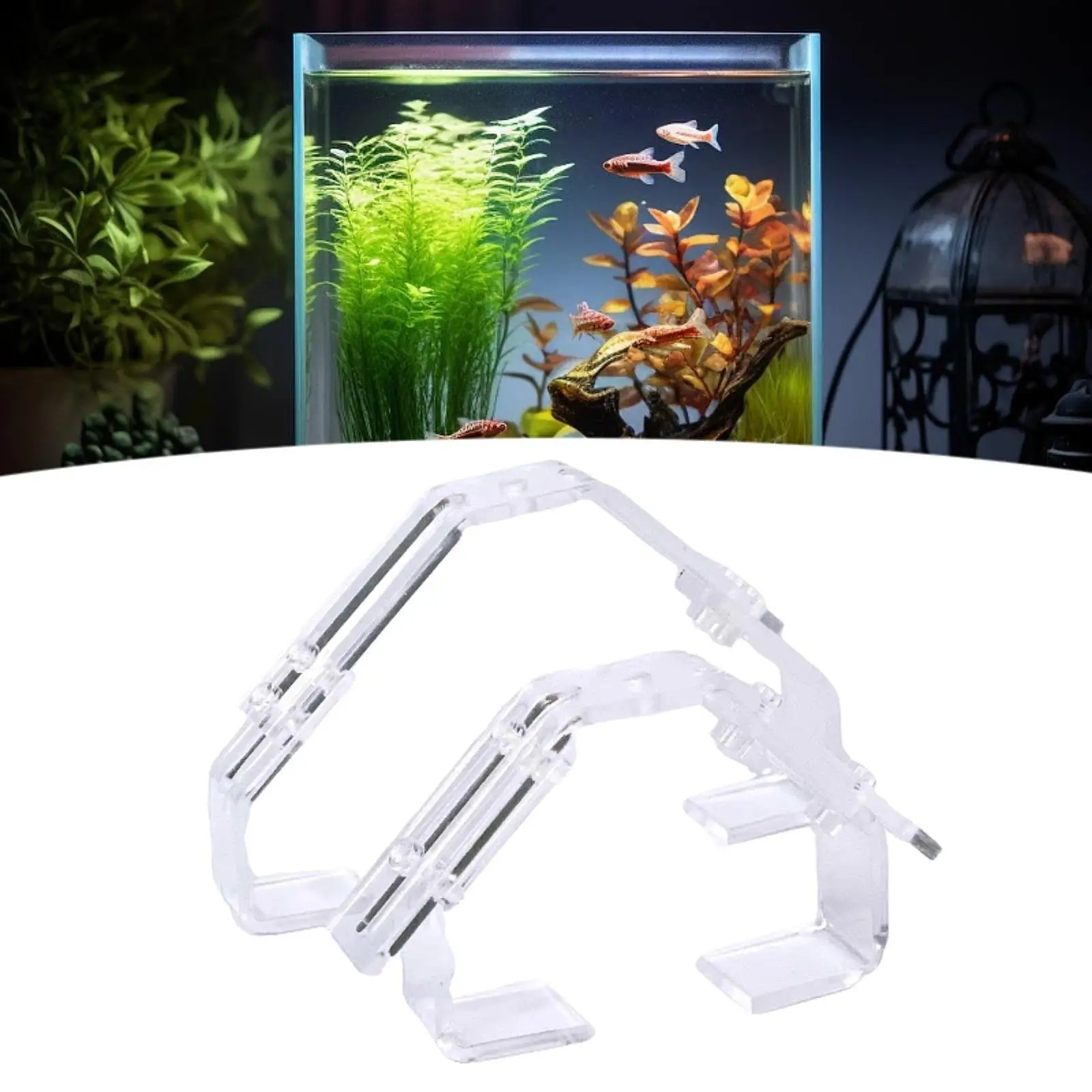 Suporte Ajustável para Luz de Aquário de 6,5 a 11 cm com Instalação Rápida - Imagem 4