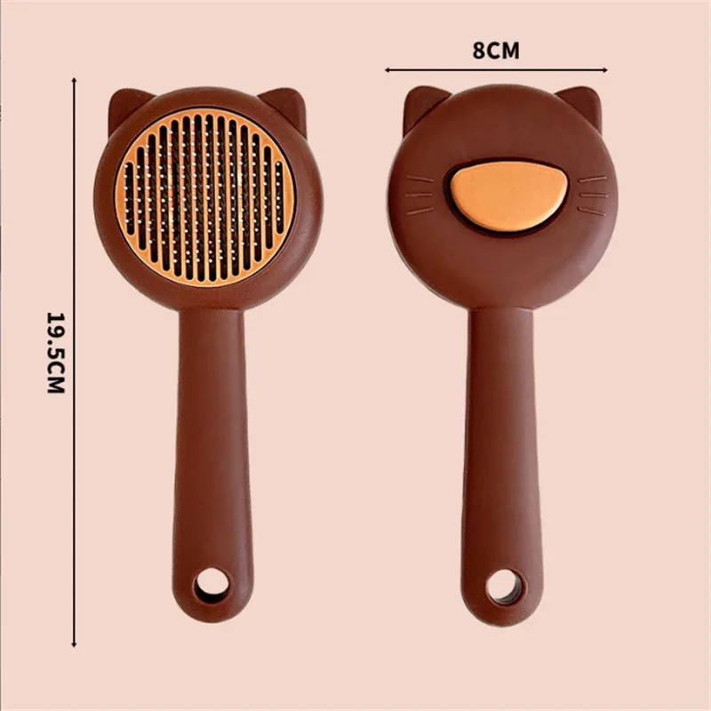 Escova de Pelos para Gatos e Cães com Limpeza Mágica 19,5 cm - Image 6
