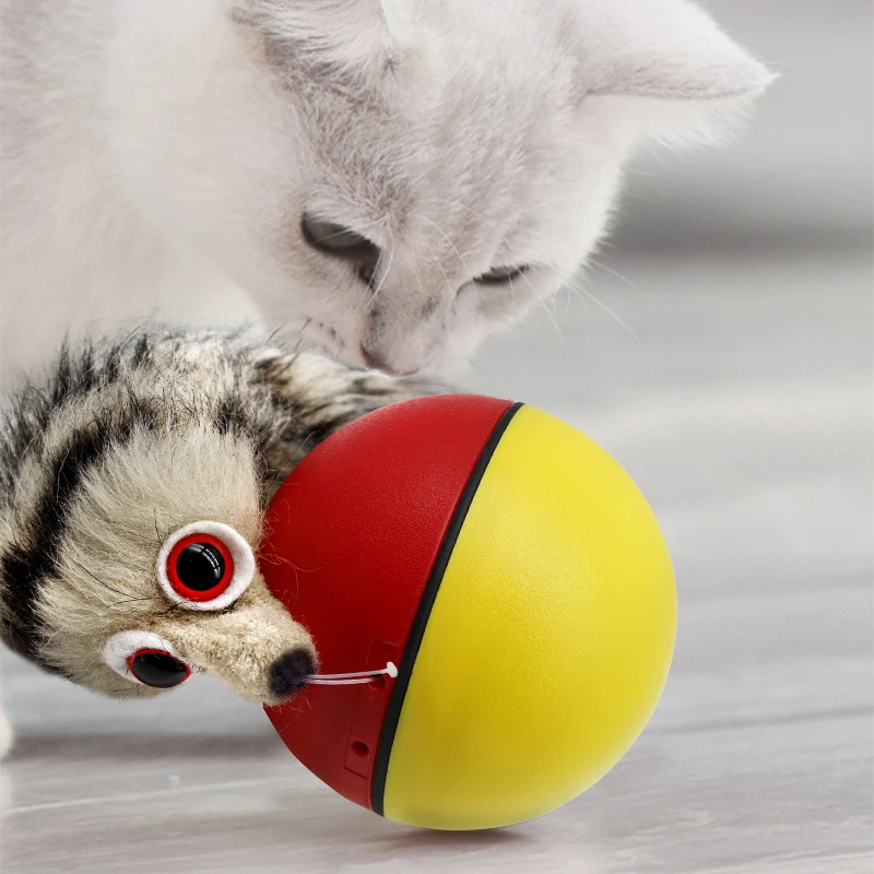 Brinquedo Bola Elétrica para Gatos com Doninha 82 mm - Imagem 3