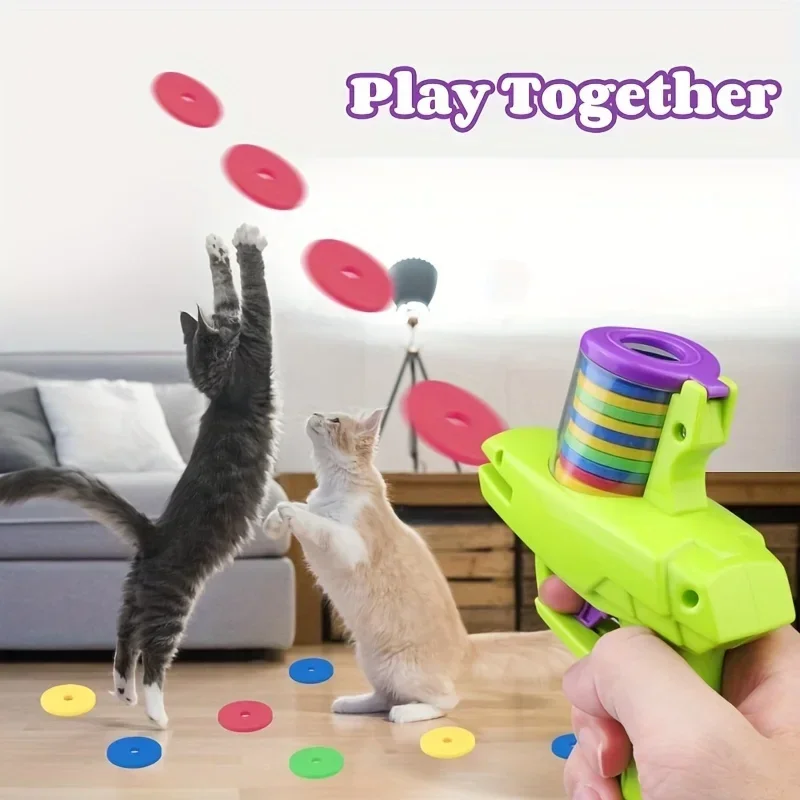 Brinquedo Lançador de Discos para Cães e Gatos com 15 Hélices - Imagem 5