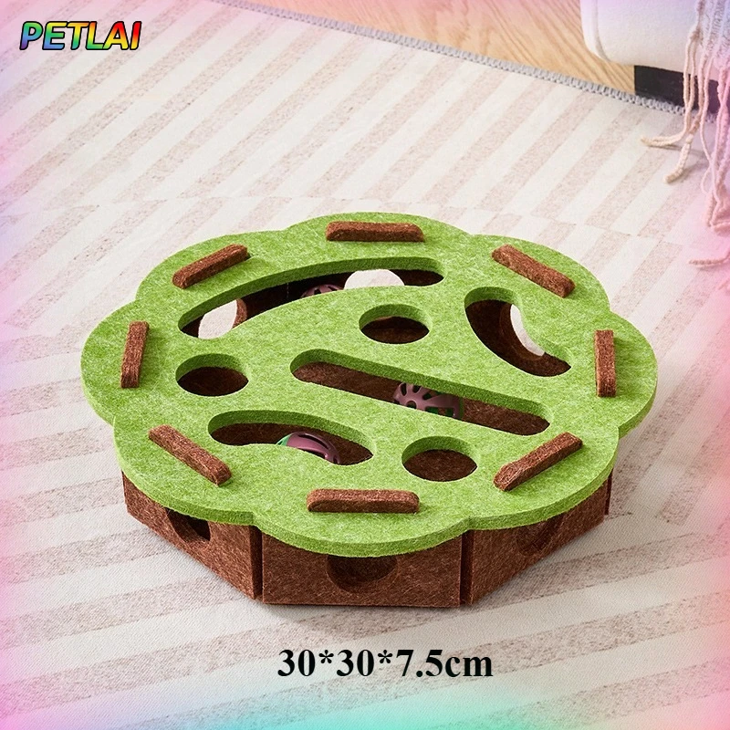 Brinquedo Interativo para Gatos com Labirinto de Bolas e Buracos - Imagem 6