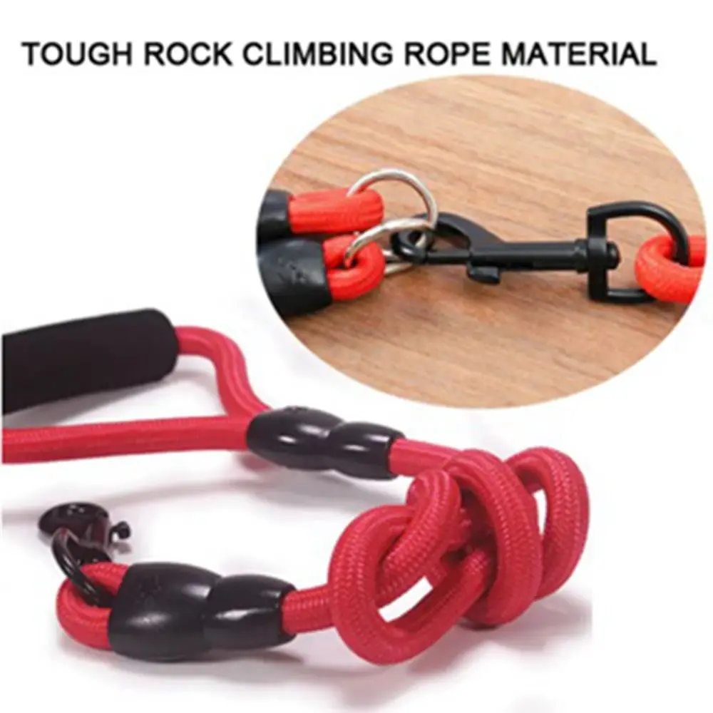 Trela Dupla para Cães Nylon com Duas Cabeças para Caminhada - Imagem 5