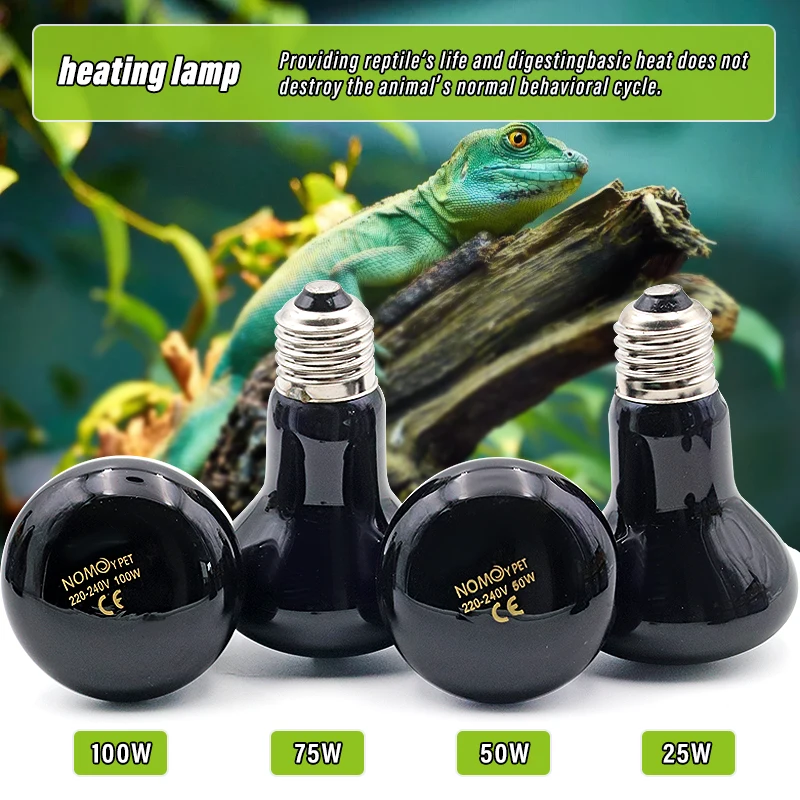 Lâmpada de Aquecimento para Répteis E27 25W sem Emissão de Luz - Imagem 2