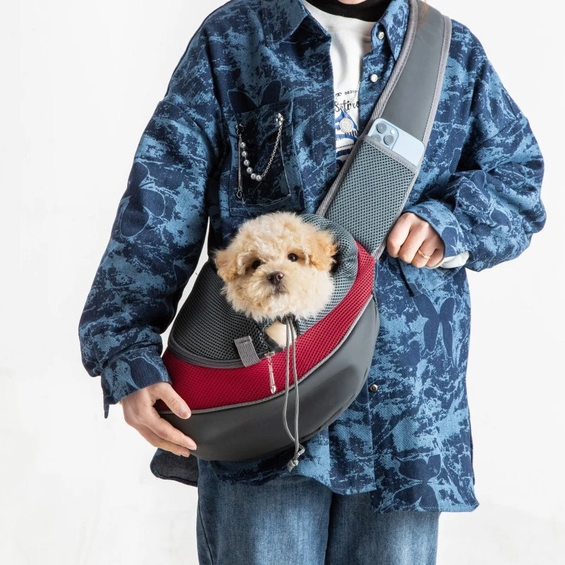 Mochila Sling para Cães e Gatos Pequenos para Viagem até 3kg - Imagem 3
