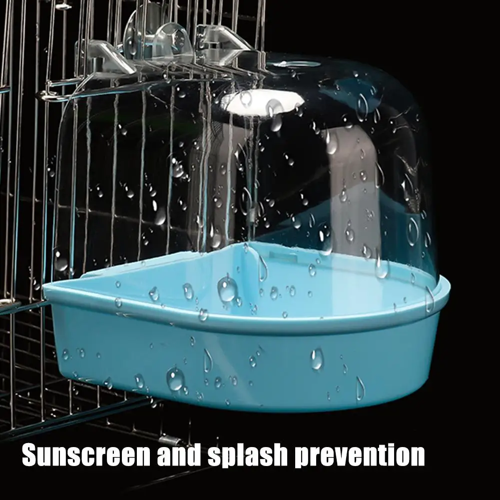 Banheira para Pássaros de Plástico 13,5 cm para Gaiola Transparente - Imagem 3