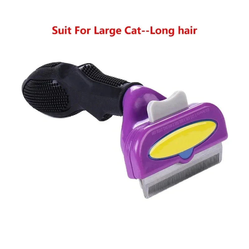 Escova Removedora de Pelos para Cães e Gatos de Pelo Curto com Lâmina de Aço - Imagem 2