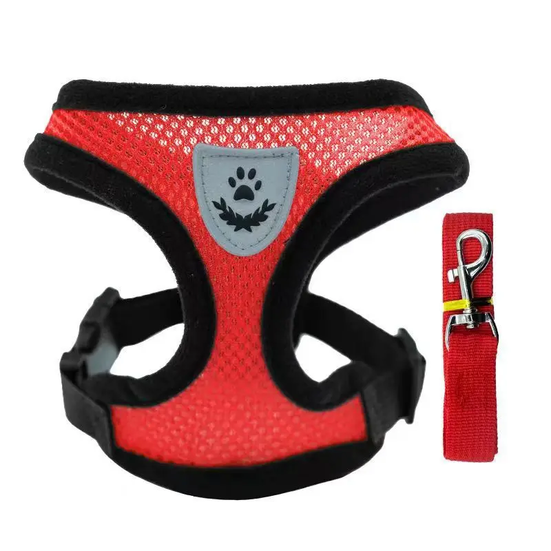 Coleira Peitoral para Cães M com Trela Ajustável e Faixa Refletiva - Image 6