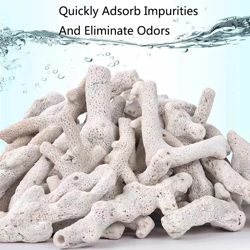 Material Filtrante para Aquário Osso de Coral Natural 140g - Imagem 4