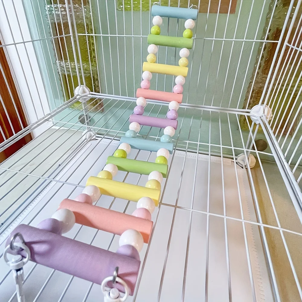 Escada de Escalada para Papagaios com Encaixe na Gaiola - Imagem 2
