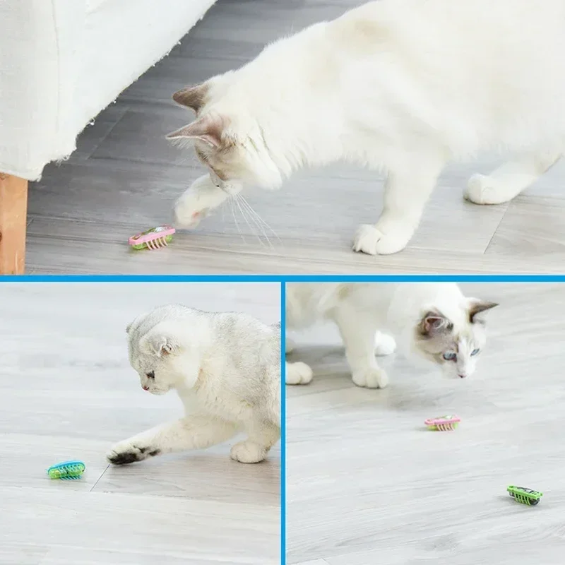 Brinquedo Interativo para Gatos Elétrico com Vibração e Giro Automático - Imagem 4