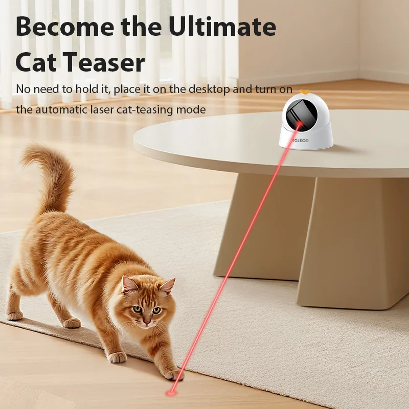 Brinquedo Laser Automático Rojoeco para Gatos com Modo Interativo - Imagem 2