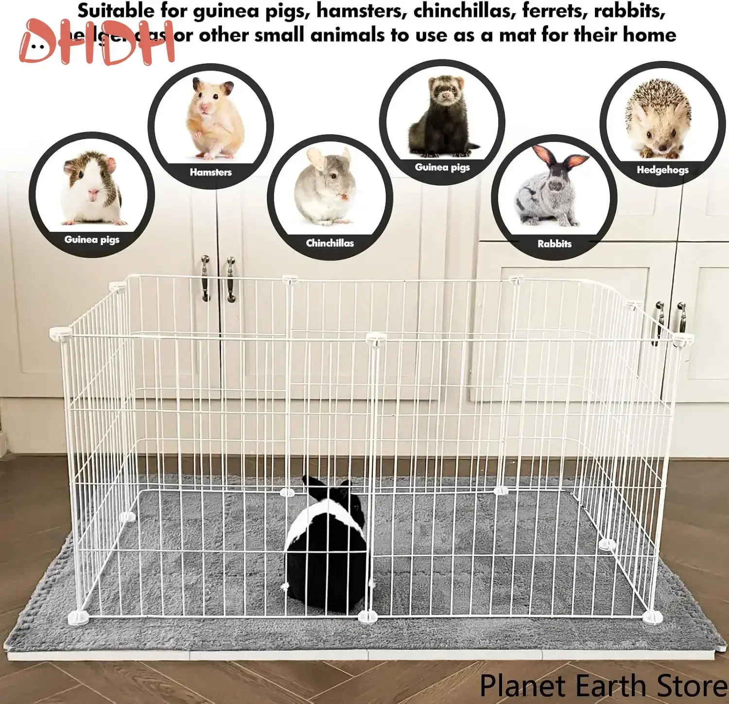 Manta Absorvente para Pets Anti Slip, 4 pcs - Imagem 2
