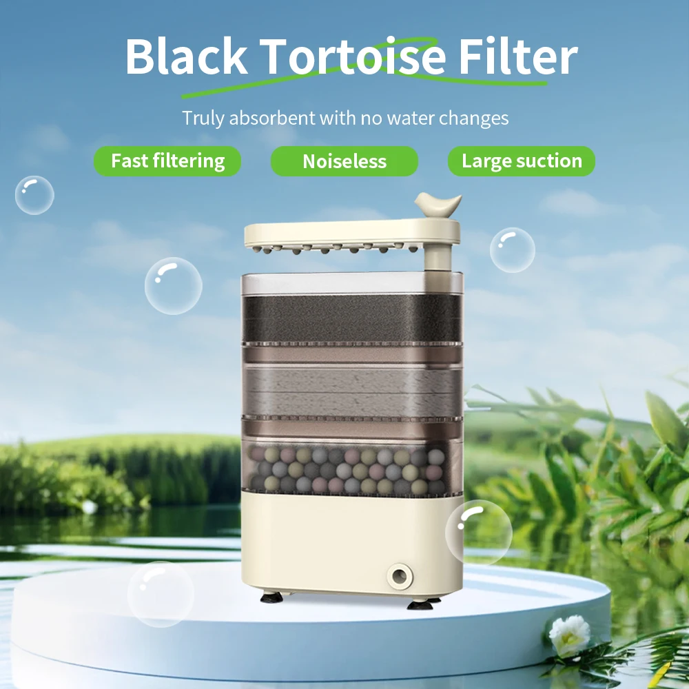 Filtro Cascata para Tanque de Tartaruga 3 em 1 Baixa Água - Image 4
