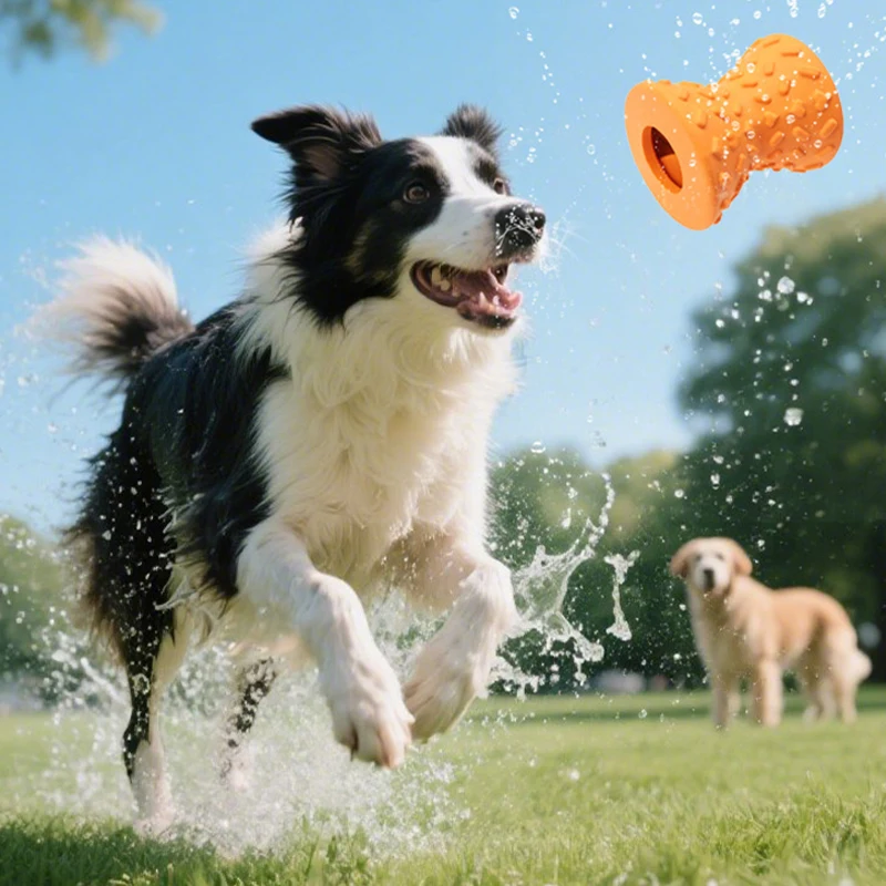 Brinquedo para Cães de Borracha Resistente à Mordida para Comida - Imagem 4