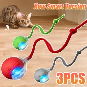 bola interativa para gato recarregável
