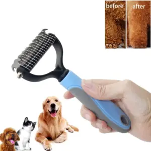 escova removedora de pelos para cães e gatos