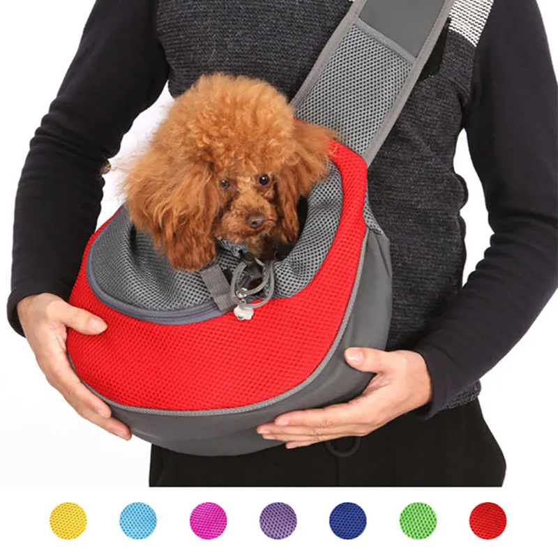 bolsa de ombro pet sling para cães e gatos