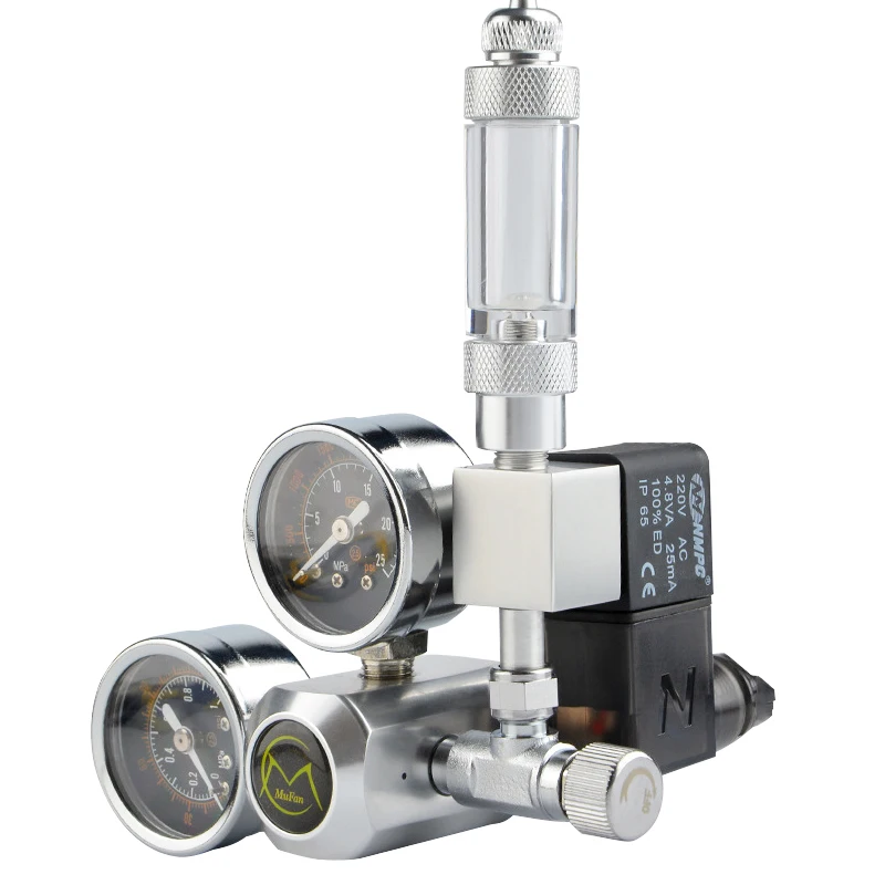 Regulador de CO2 para Aquário com Válvula Solenoide e Válvula de Retenção - Imagem 2