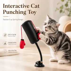 brinquedo de boxe para gatos