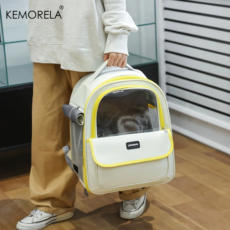 Mochila para Cães e Gatos Dobrável Respirável para Viagem - Imagem 4
