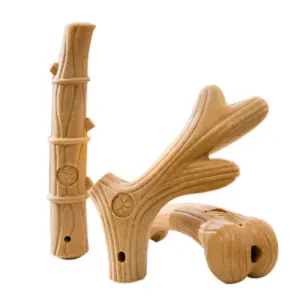 brinquedo mastigável para cães de fibra de pinho
