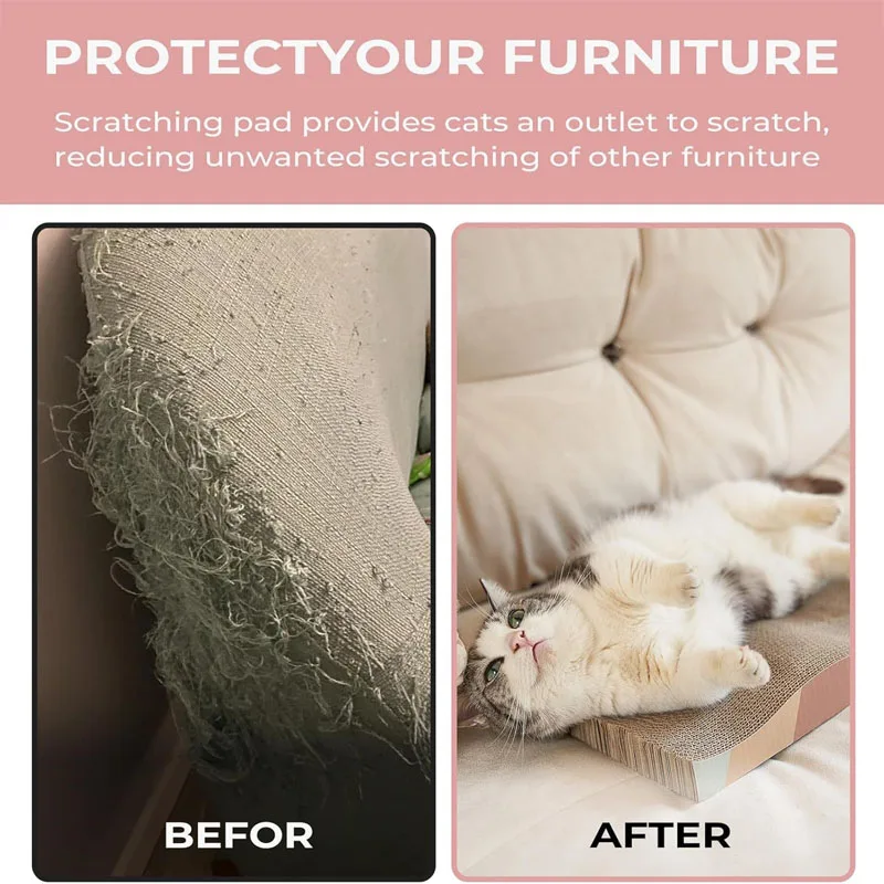 Raspador para Gatos para Sofá e Cama com Proteção Anti-arranhões - Imagem 3