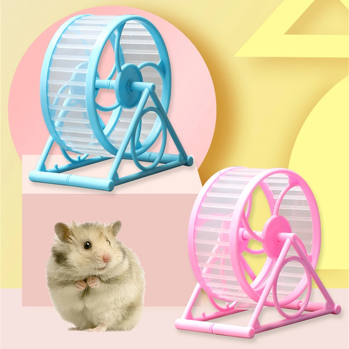 Roda de Exercício Silenciosa para Hamster com Suporte Estável - Image 6