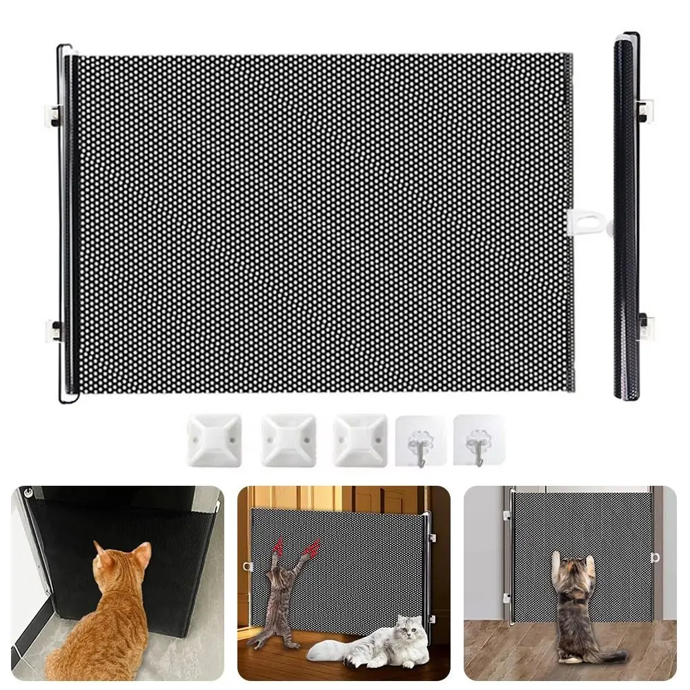 Barreira Retrátil para Pets 40x125cm com Ganchos Universais - Image 3