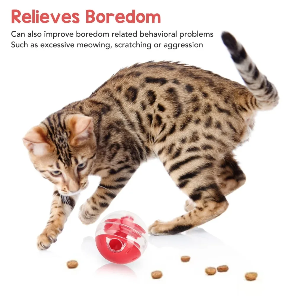 Bola Dispensadora de Ração para Gatos de 5 cm com Abertura Ajustável - Imagem 2