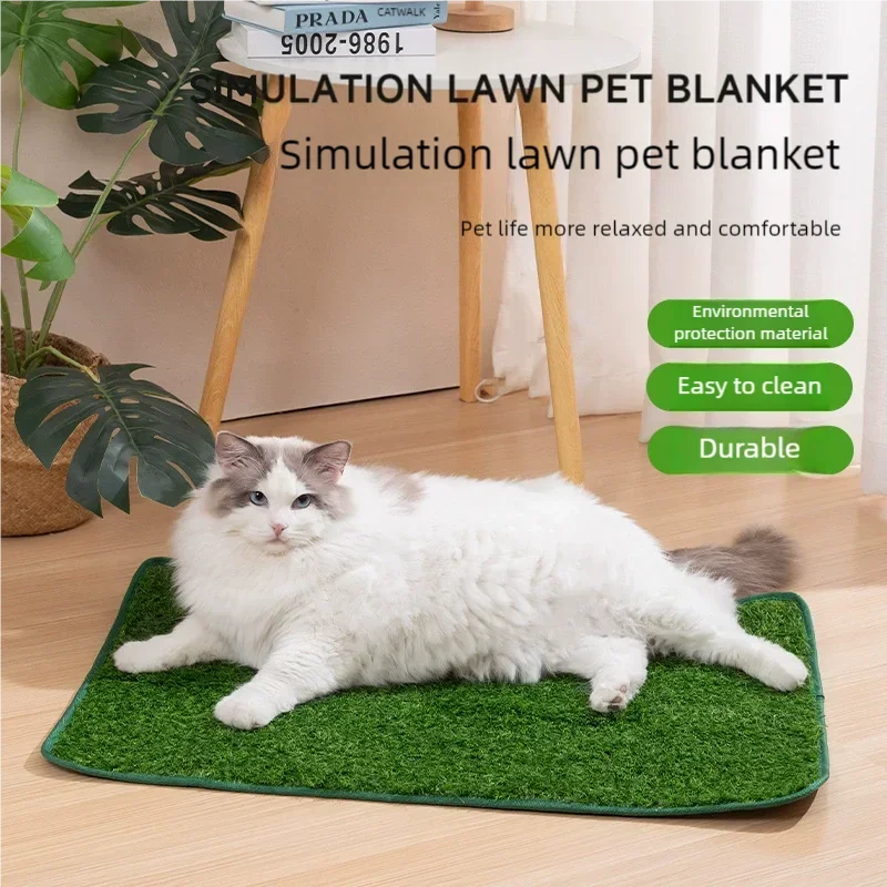 Tapete de Grama Artificial para Cães Lavável com Drenagem - Imagem 2
