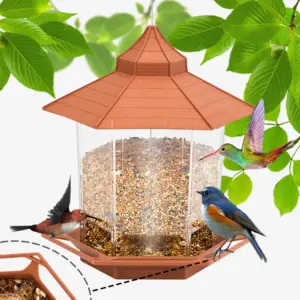 alimentador para pássaros gazebo