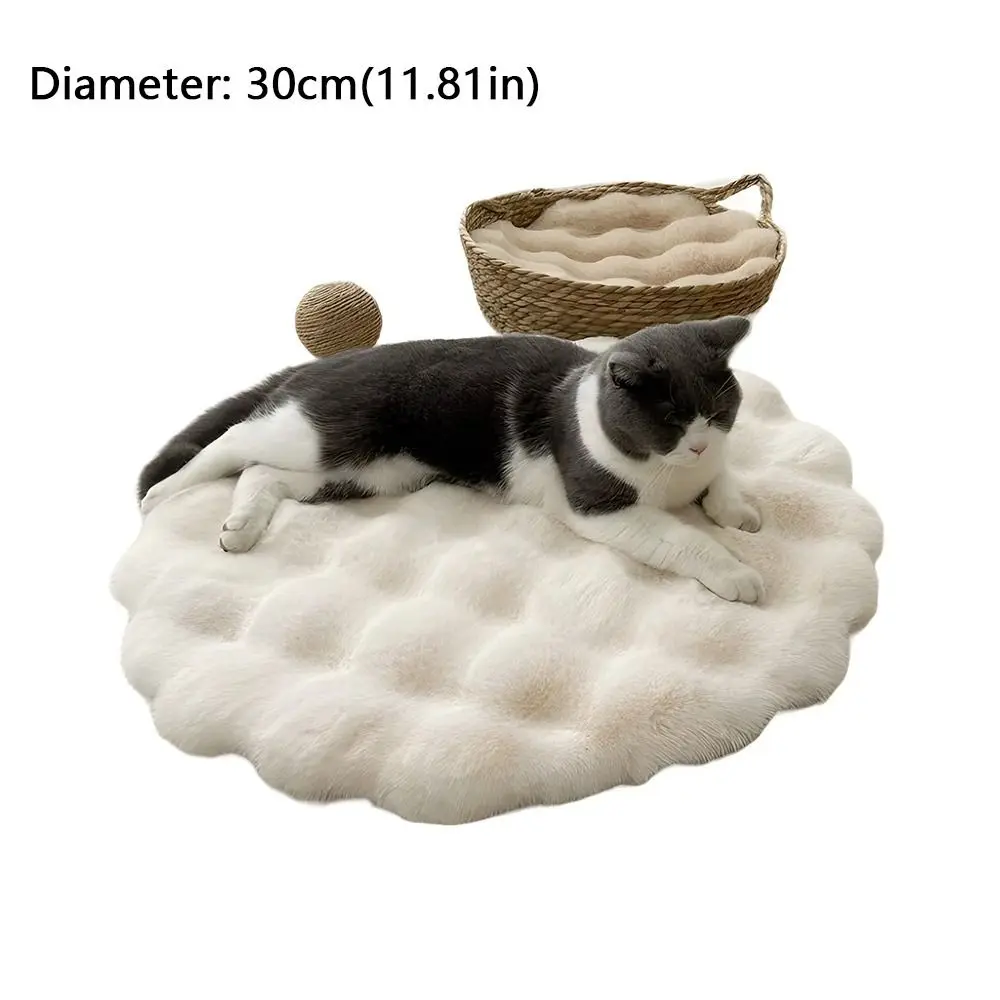 Tapete Redondo para Gatos de Poliéster com Base Antiderrapante - Image 6