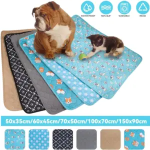 manta reutilizável para cães lavável