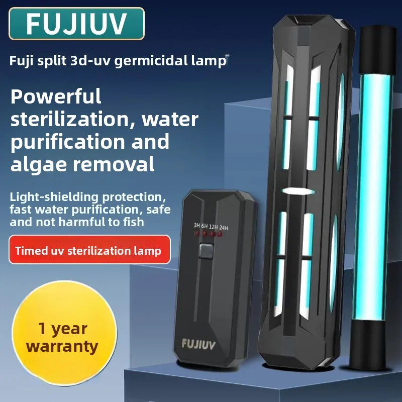 lâmpada UV para aquário programável