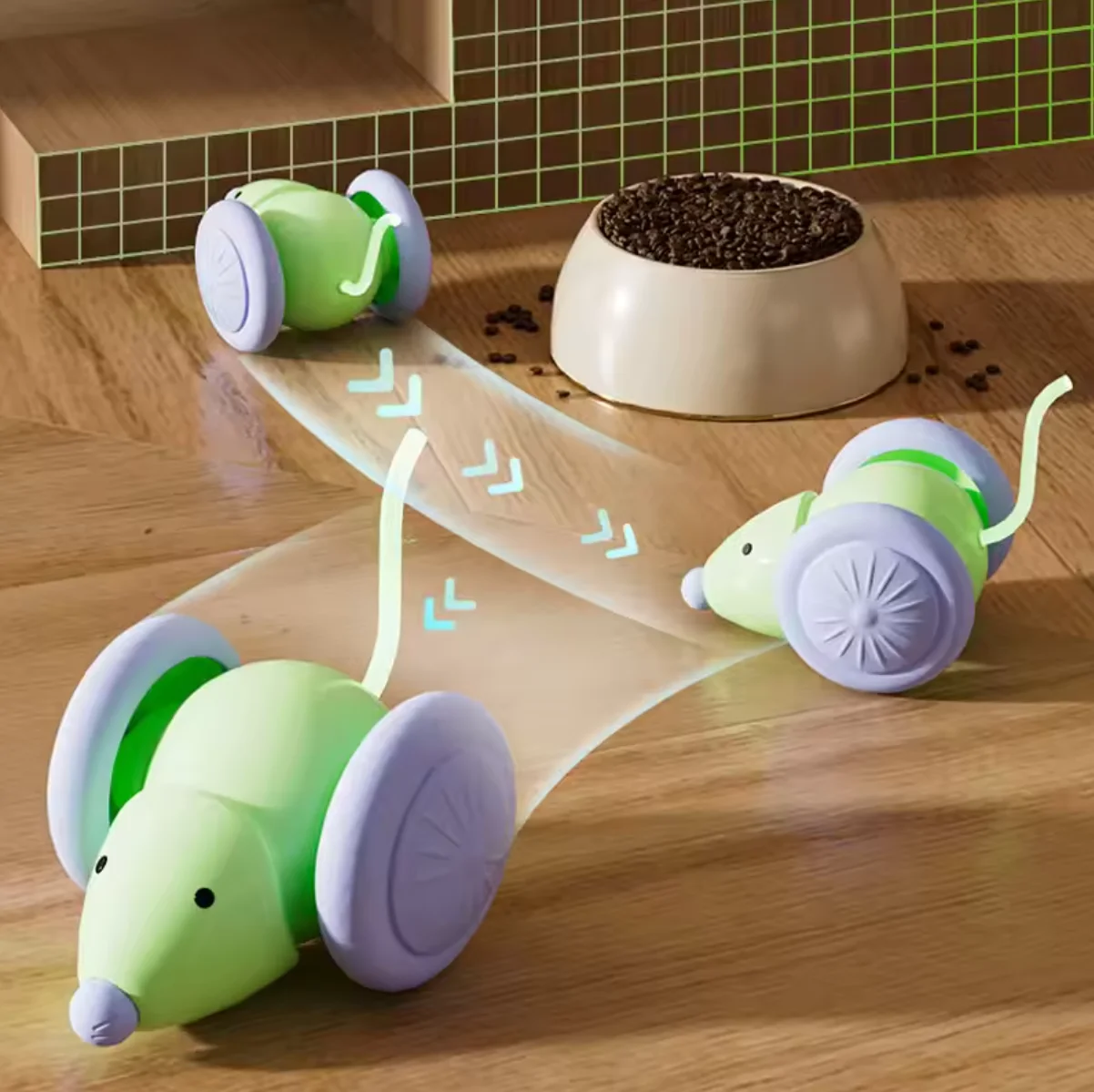 Brinquedo Elétrico Interativo para Gatos Recarregável - Image 2