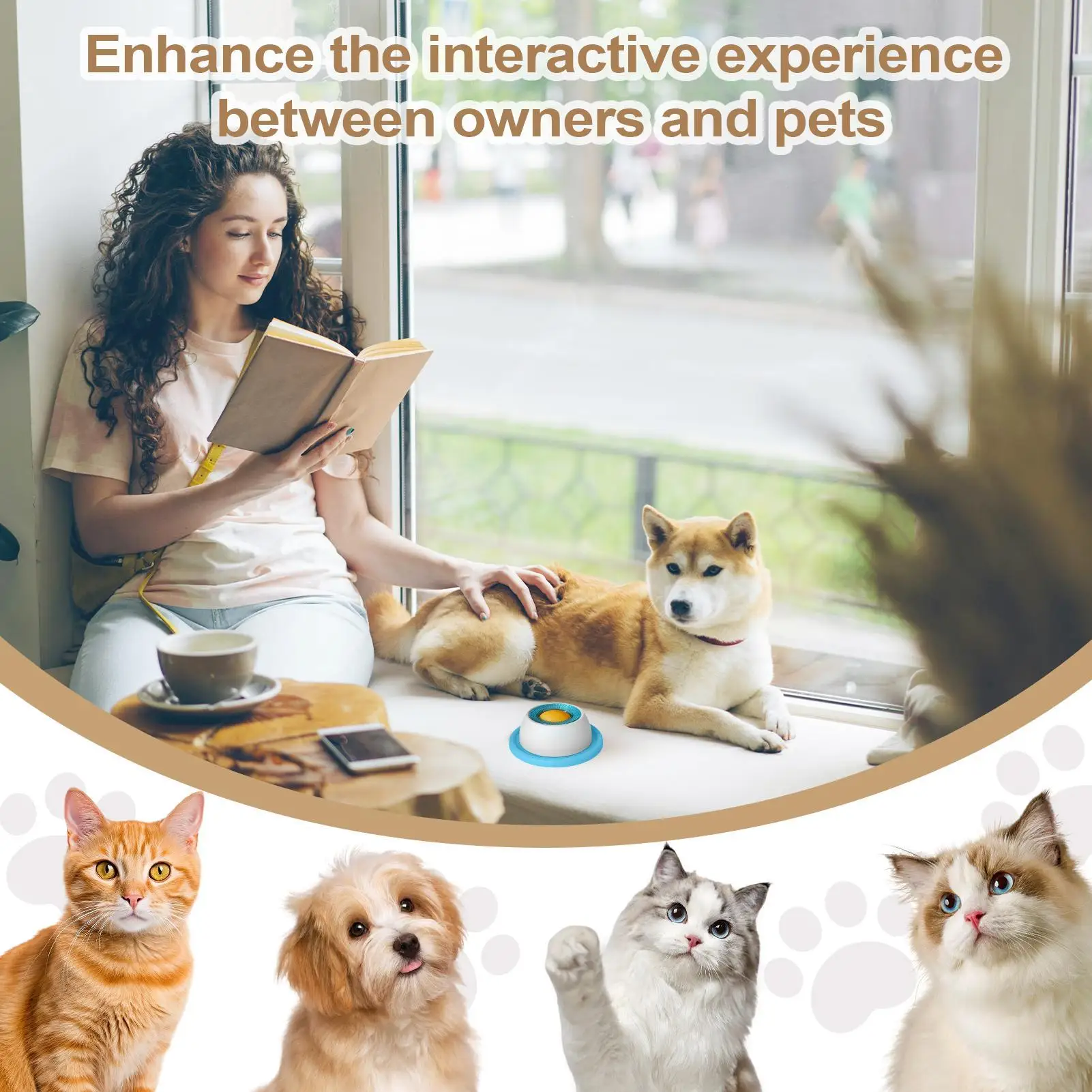 Tapete de Lamber para Cães e Gatos de ABS com Base Antiderrapante - Imagem 2