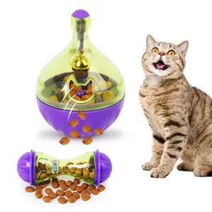 alimentador tumbler para cães e gatos