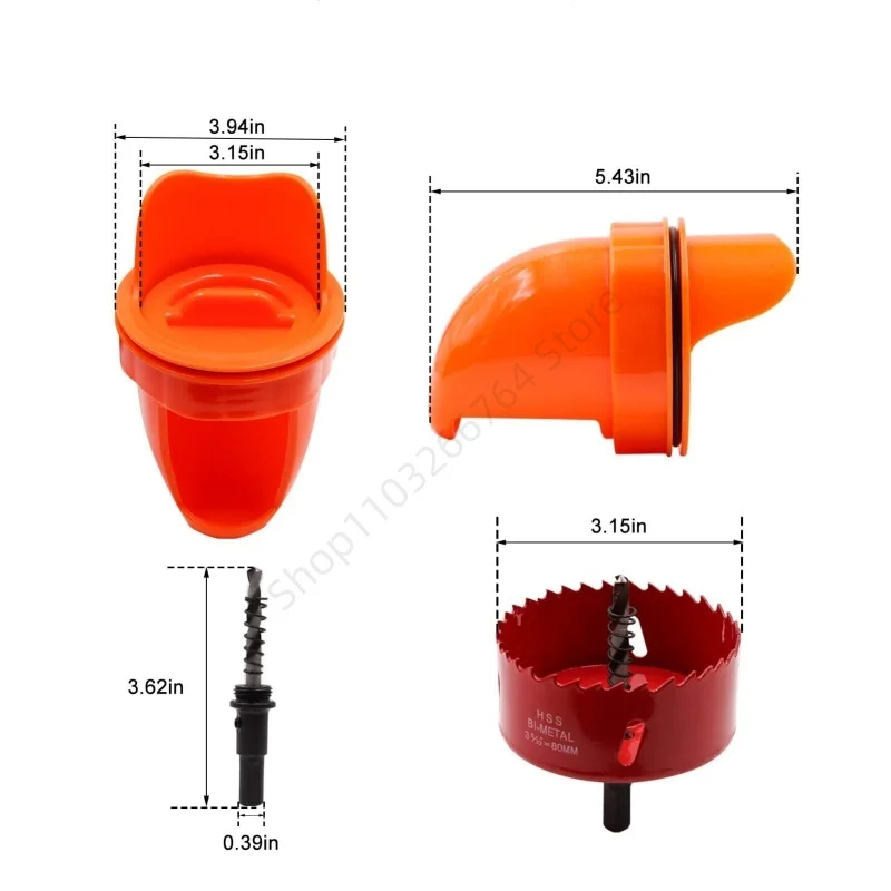 Alimentador de Gravidade para Aves com Porta à Prova de Chuva - Imagem 3
