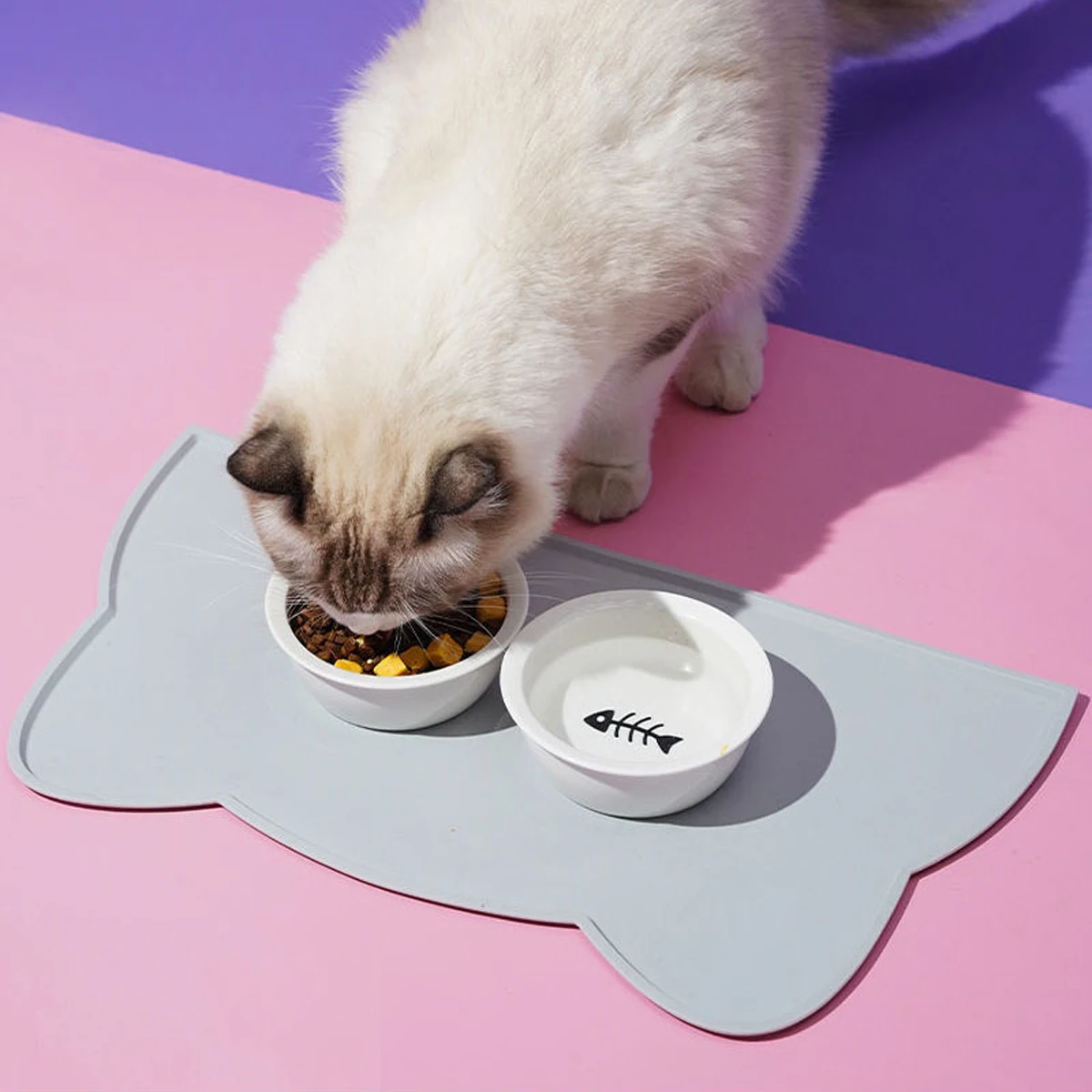 Tapete para Alimentação de Pets de Silicone Antiderrapante - Imagem 6
