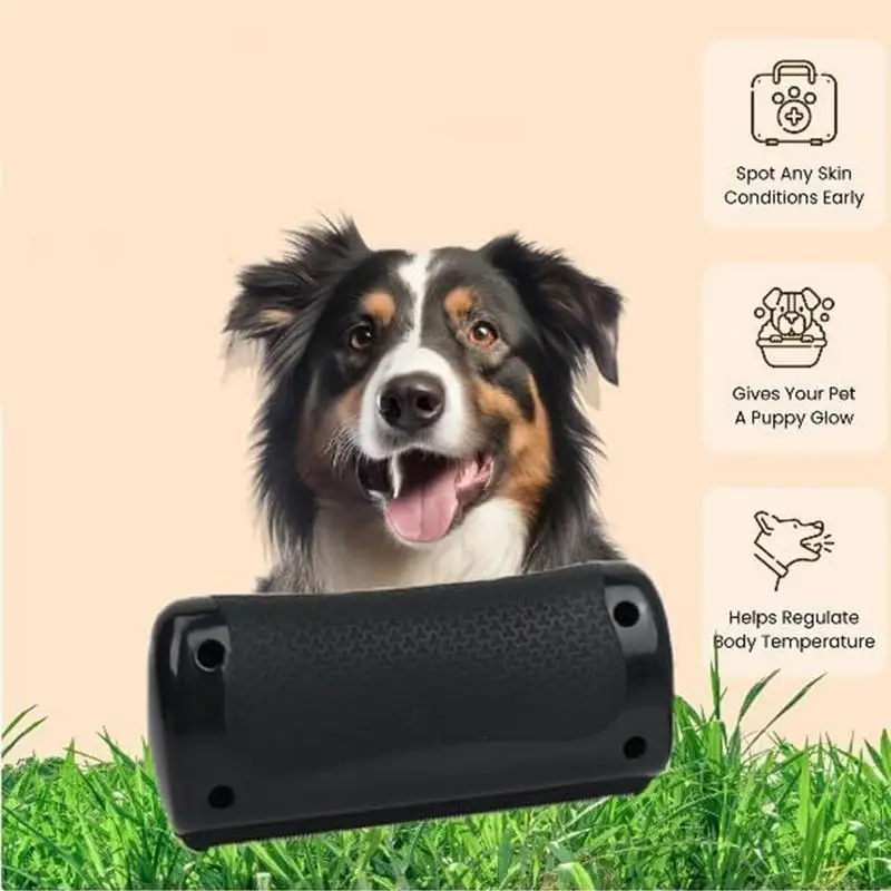 Escova Removedora de Pelos para Cães e Gatos de ABS com Dentes Especiais - Imagem 2