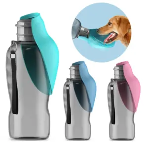 garrafa de água portátil para cães