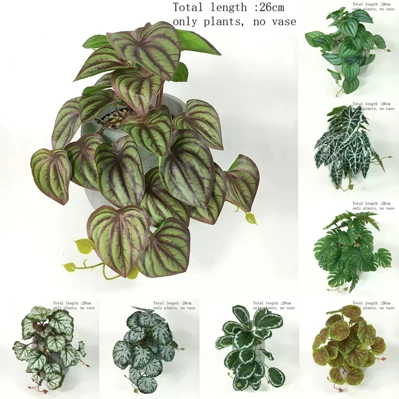 planta artificial para terrário videira