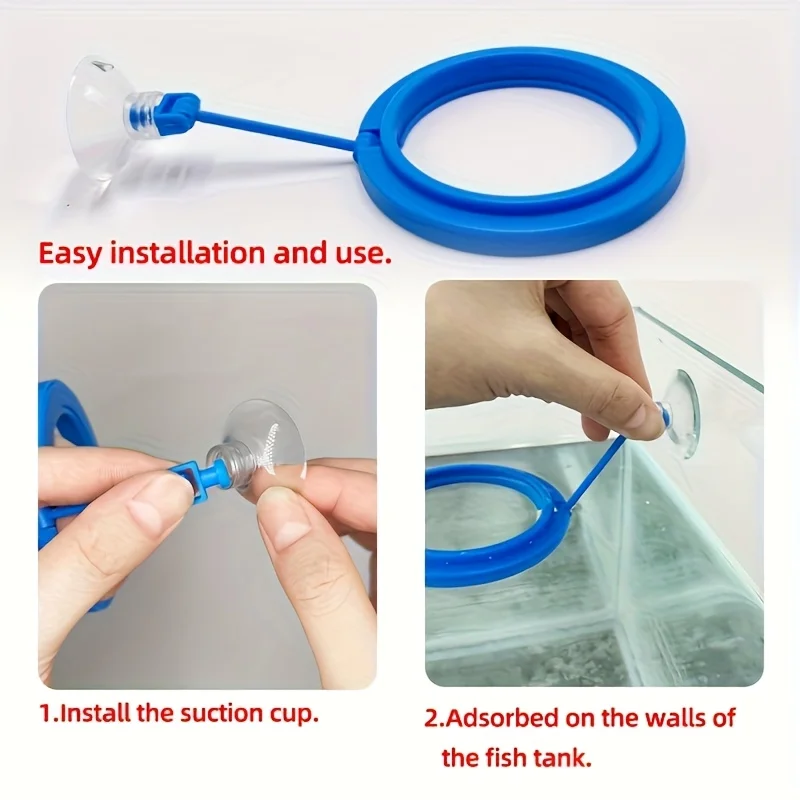 Anel Flutuante para Aquário (2 Peças) com Alimentador Antiderrapante - Image 6
