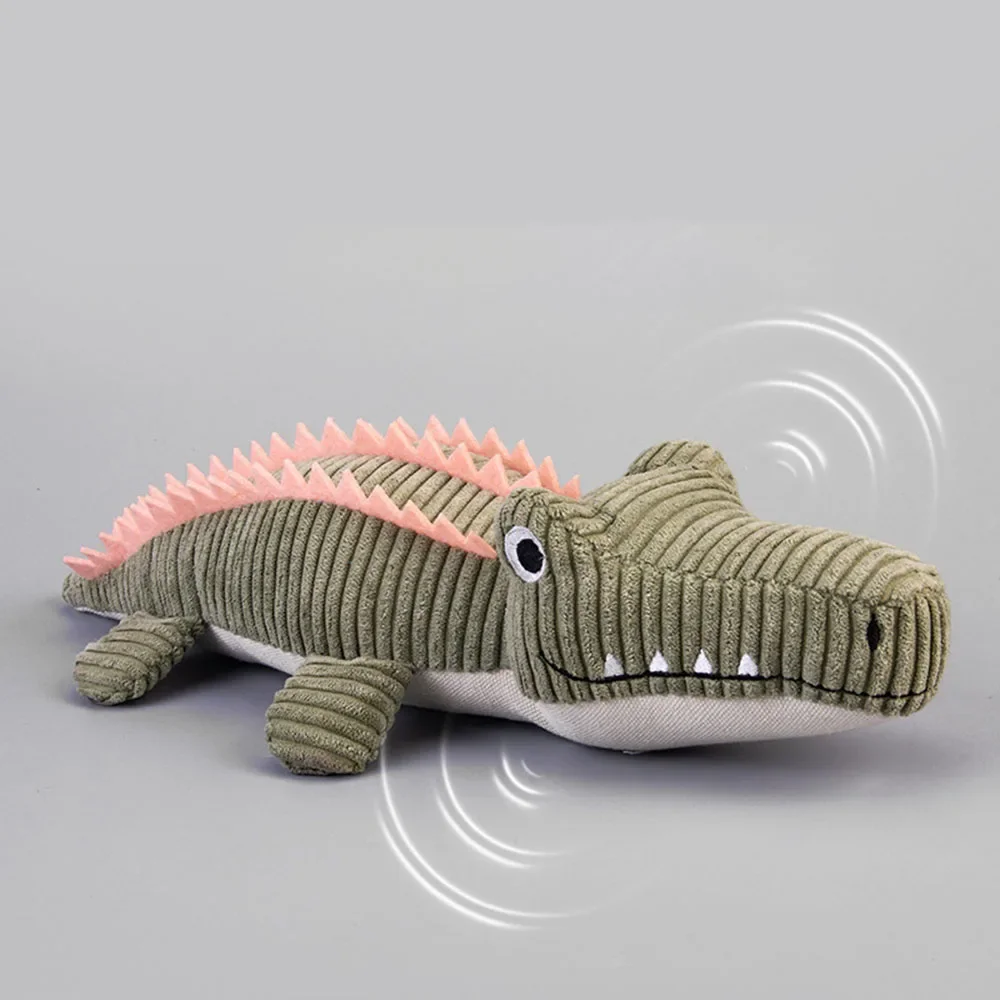 brinquedo de pelúcia crocodilo para cães