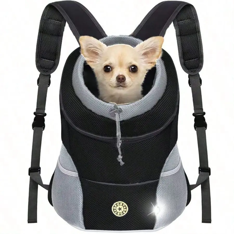 mochila transportadora para cães e gatos pequenos