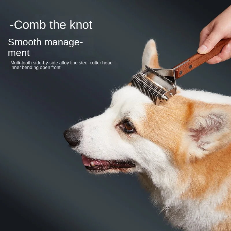 Escova Autolimpante para Cães e Gatos, Remove Pelos Soltos - Image 2
