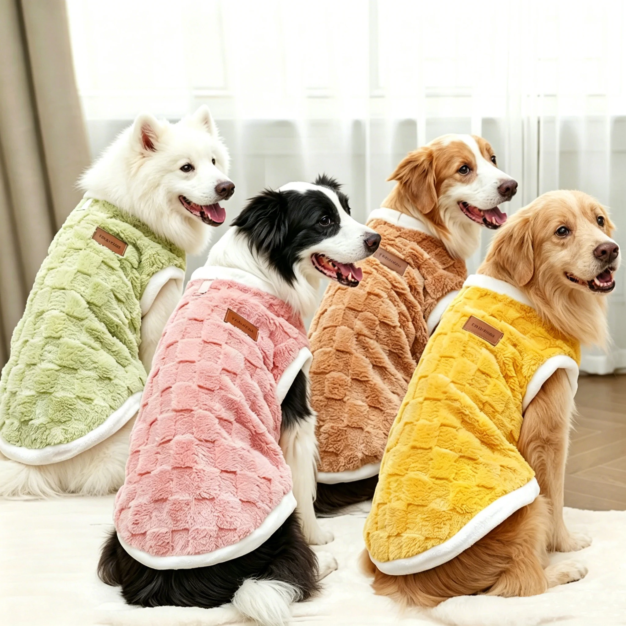 Suéter para Cães de Fleece Polar para 1,5-25kg, Térmico e Confortável - Image 2